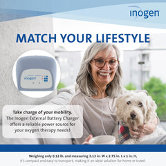 Inogen One G3 dual battery recharge capability for preparedness.