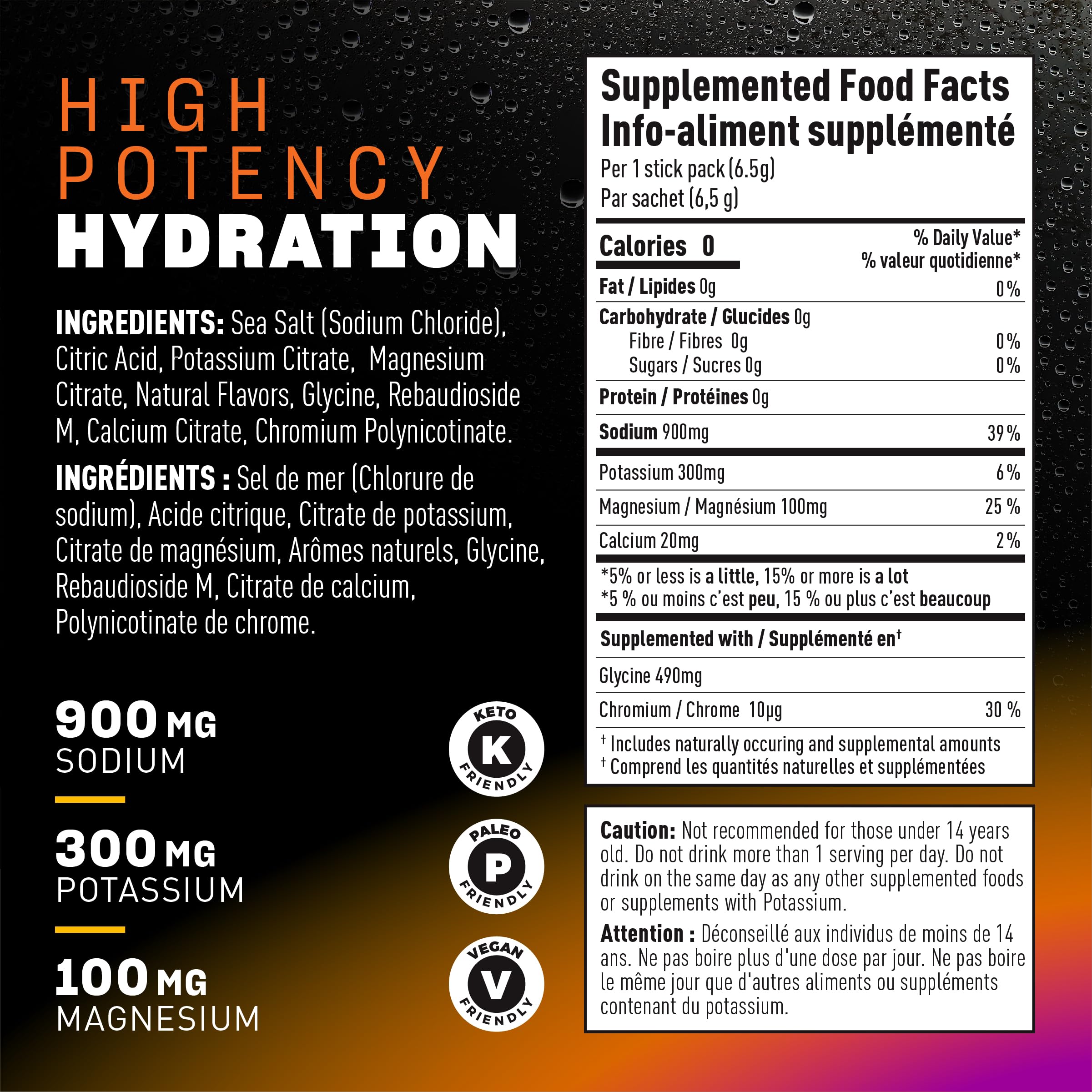 INSALTD Hydration packets in a bottle supporting daily electrolyte intake
