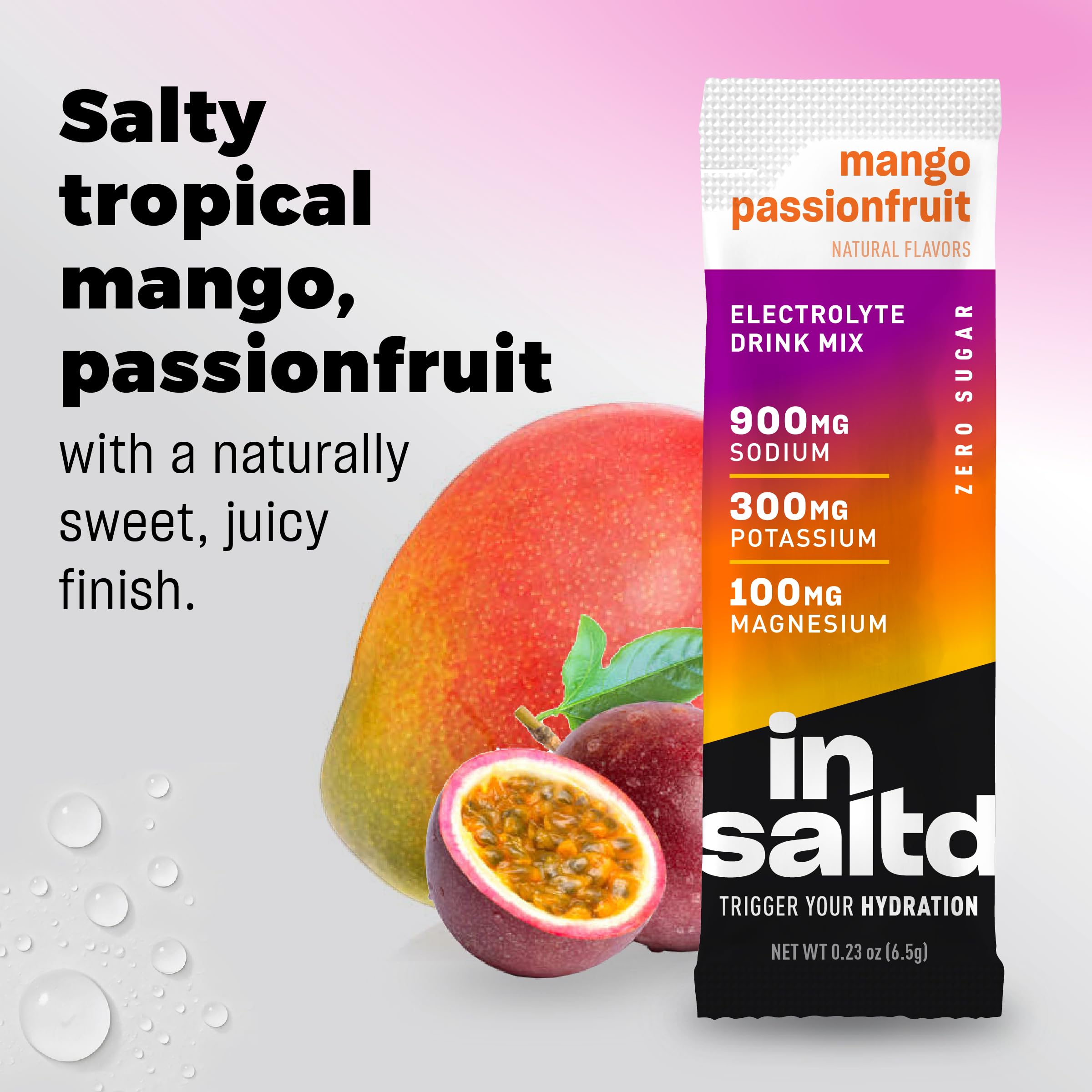 INSALTD Travel-friendly electrolyte packets ideal for gym, travel, and workouts