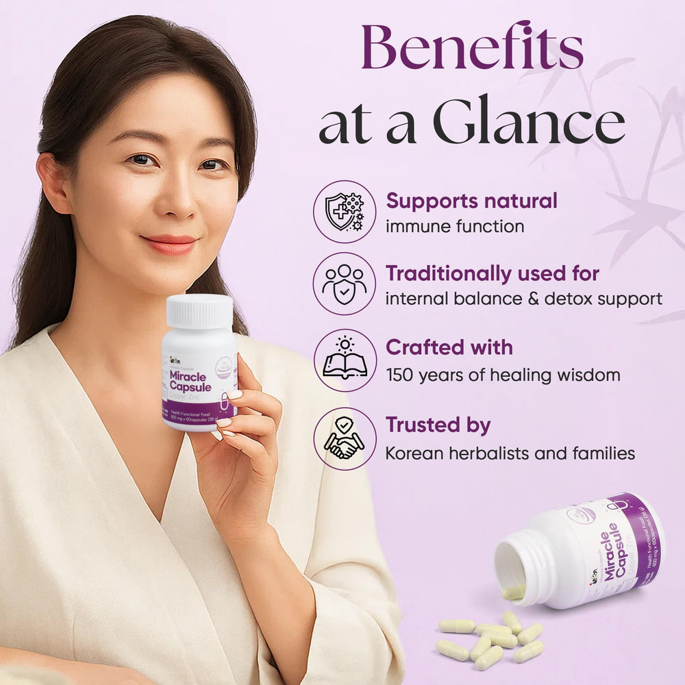 Insan Miracle Capsules bottle pour for convenient on-the-go use