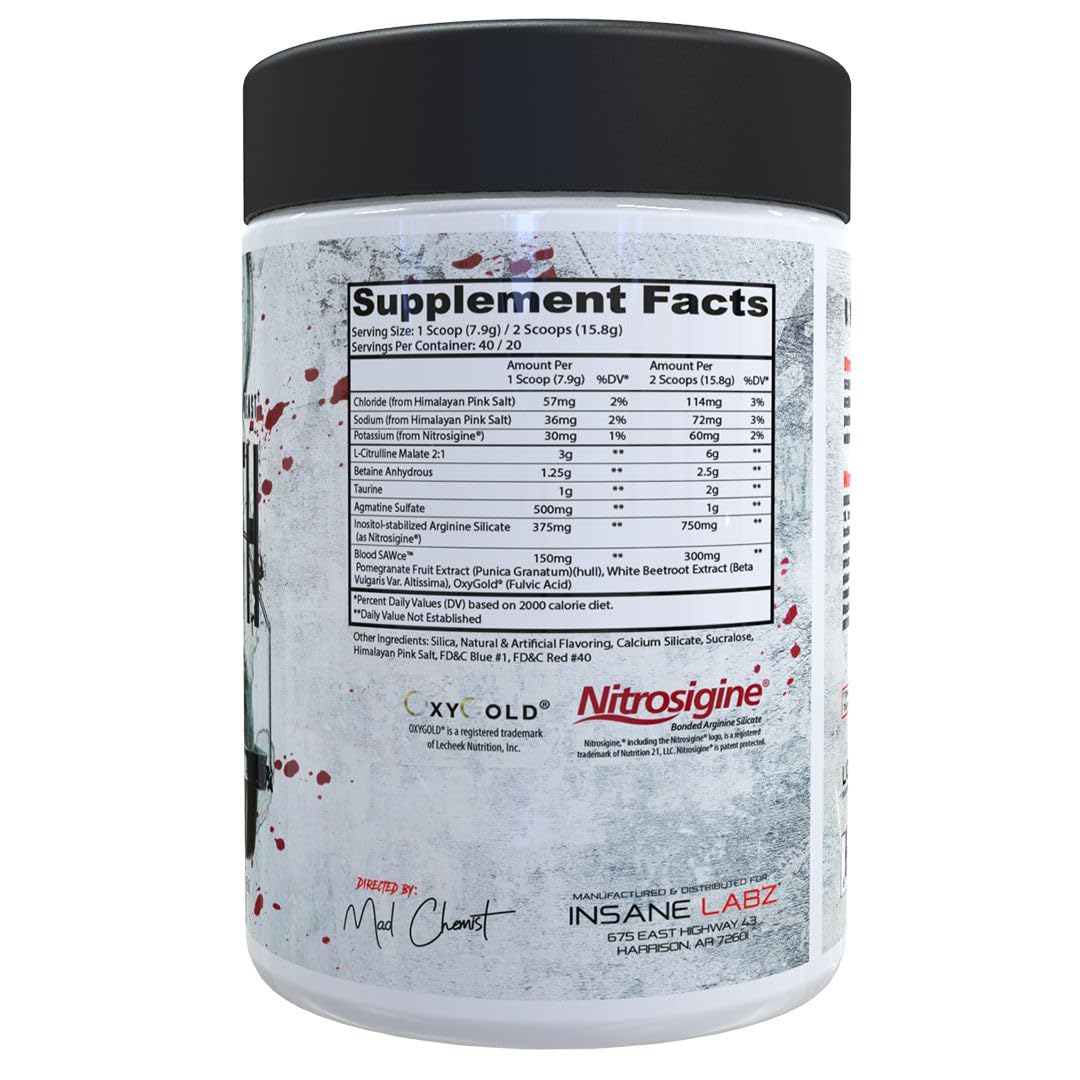 Insane Labz Bloodbath scoop ready to unleash vascular pump during sets