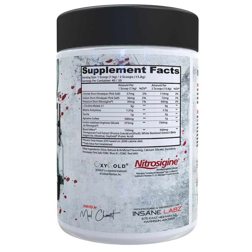 Insane Labz Bloodbath scoop ready to unleash vascular pump during sets