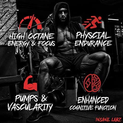 Insane Labz Hellboy Edition beta alanine bottle signals lasting endurance potential