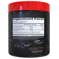 Insane Labz I am God pre workout scoop dispensing for fast dose access.
