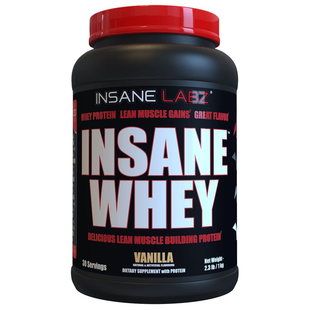 Insane Labz Insane Whey bottle pour—smooth mix after workouts.