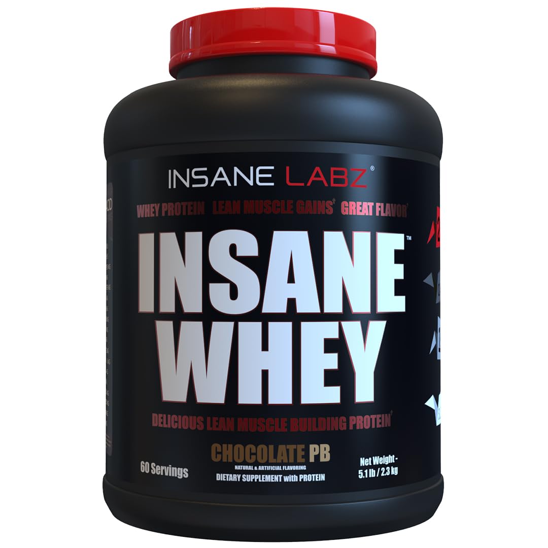 Insane Labz Insane Whey bottle pour demonstrates post-workout protein delivery