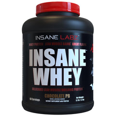 Insane Labz Insane Whey bottle pour demonstrates post-workout protein delivery