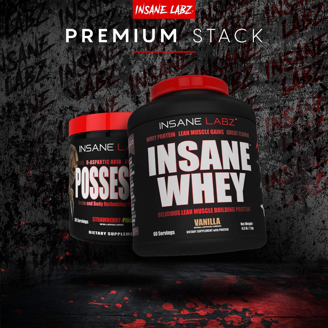 Insane Labz Insane Whey serving image shows ready-to-consume nutrition