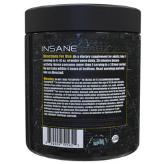 Insane Labz Psychopath scoop with powder ready for intense training sessions.