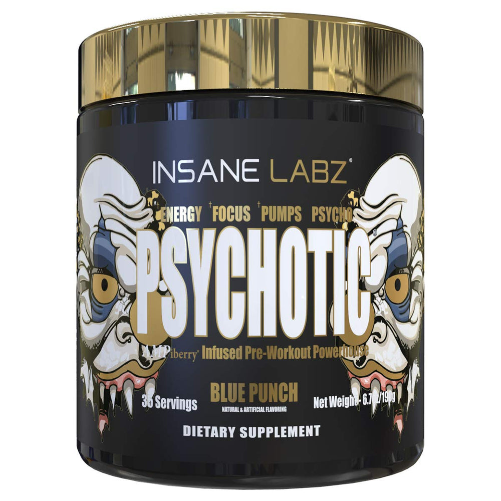Insane Labz Psychotic Gold energy and pump formula for intense workouts