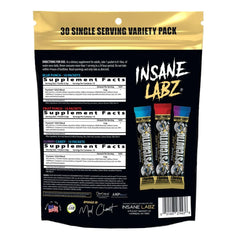 Insane Labz Psychotic Gold scoop-dispense enables precise serving measurement.