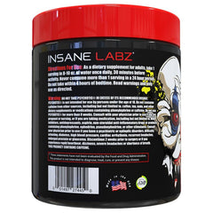 Insane Labz Psychotic powder dissolving in water for a smooth mix.