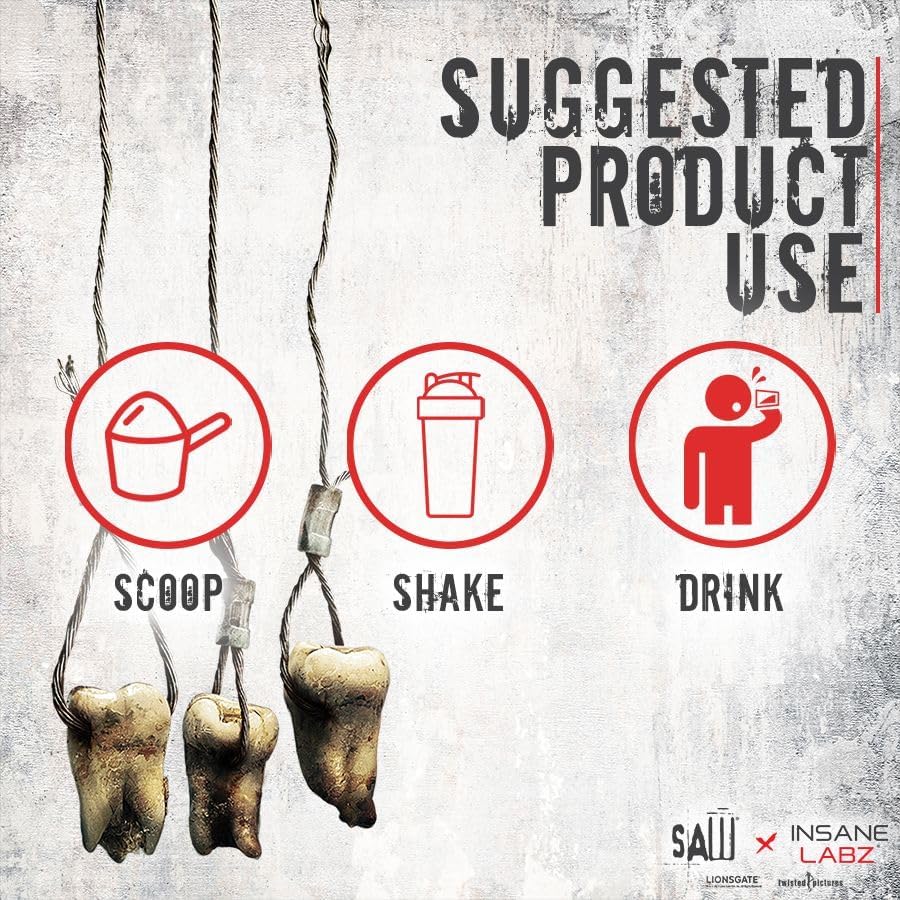 Pouring Psychotic Saw shake into a bottle for sustained energy during sessions