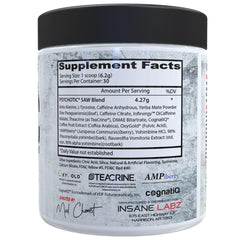 Psychotic Saw scoop ready for quick mixing and focused training sessions