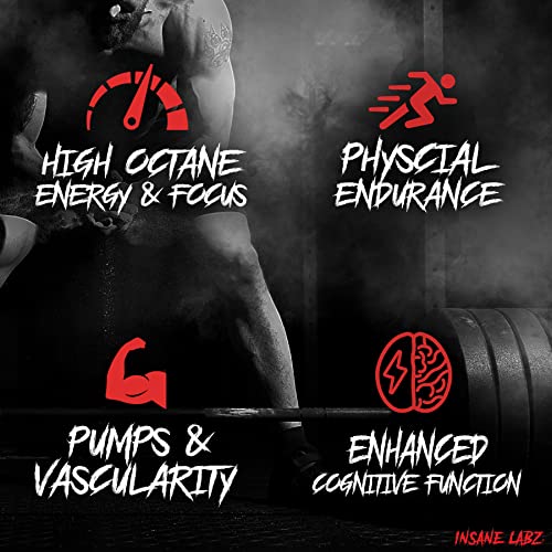 Insane Labz Psychotic Test lemon lime drink ready to fuel workouts.