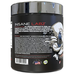 Insane Labz Psychotic Test scoop with powder ready for quick mix.