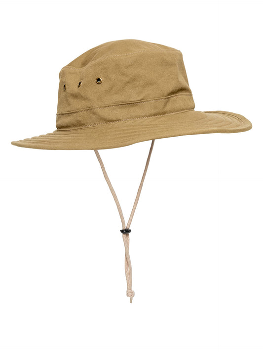 Insect Shield men's standard brim hat bark front view with insect protection