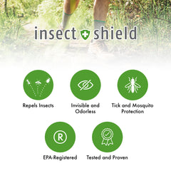 Insect Shield family-friendly repellent suitable for yard and travel use.