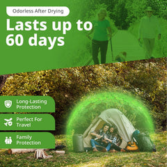 Insect Shield treated sleeping bag for a more comfortable camp rest.
