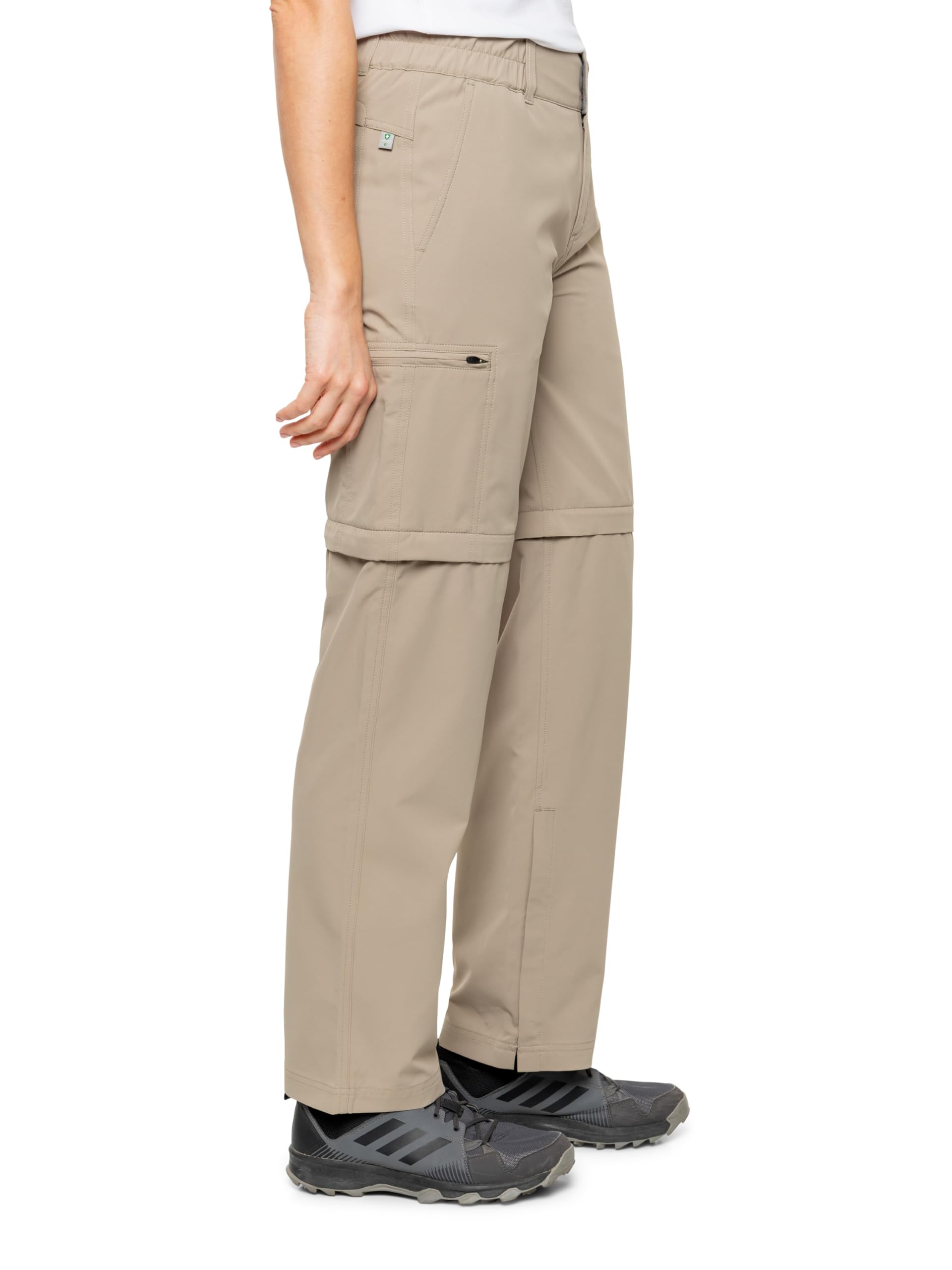 Insect Shield Elements Lite convertible pant back pockets with hook-and-loop closures