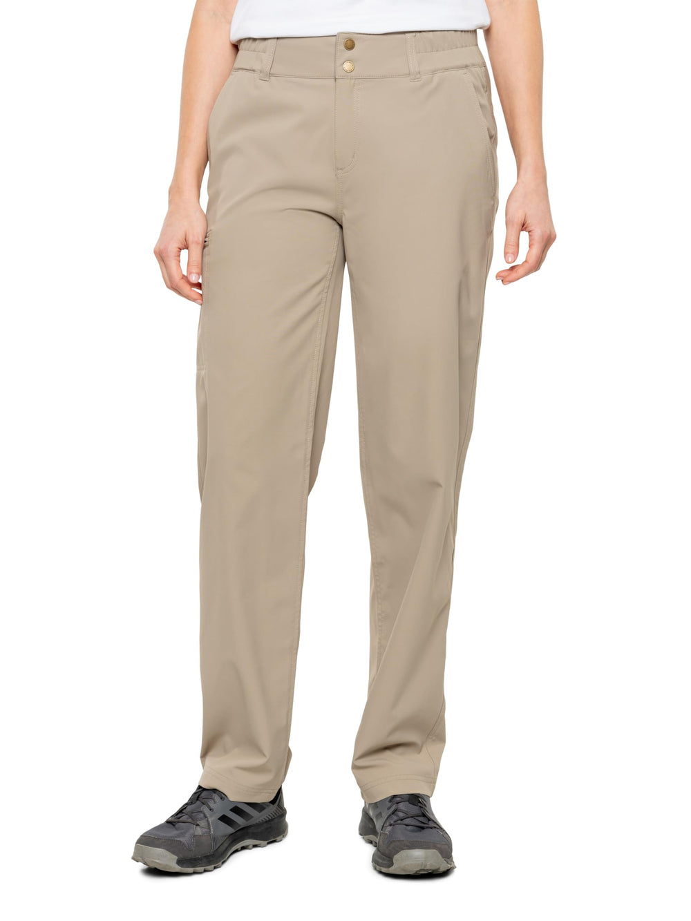 Insect Shield Elements Lite Pant side elastic waistband detail for all-day comfort.