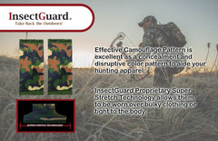 InsectGuard camo tube bandana as versatile headwear.