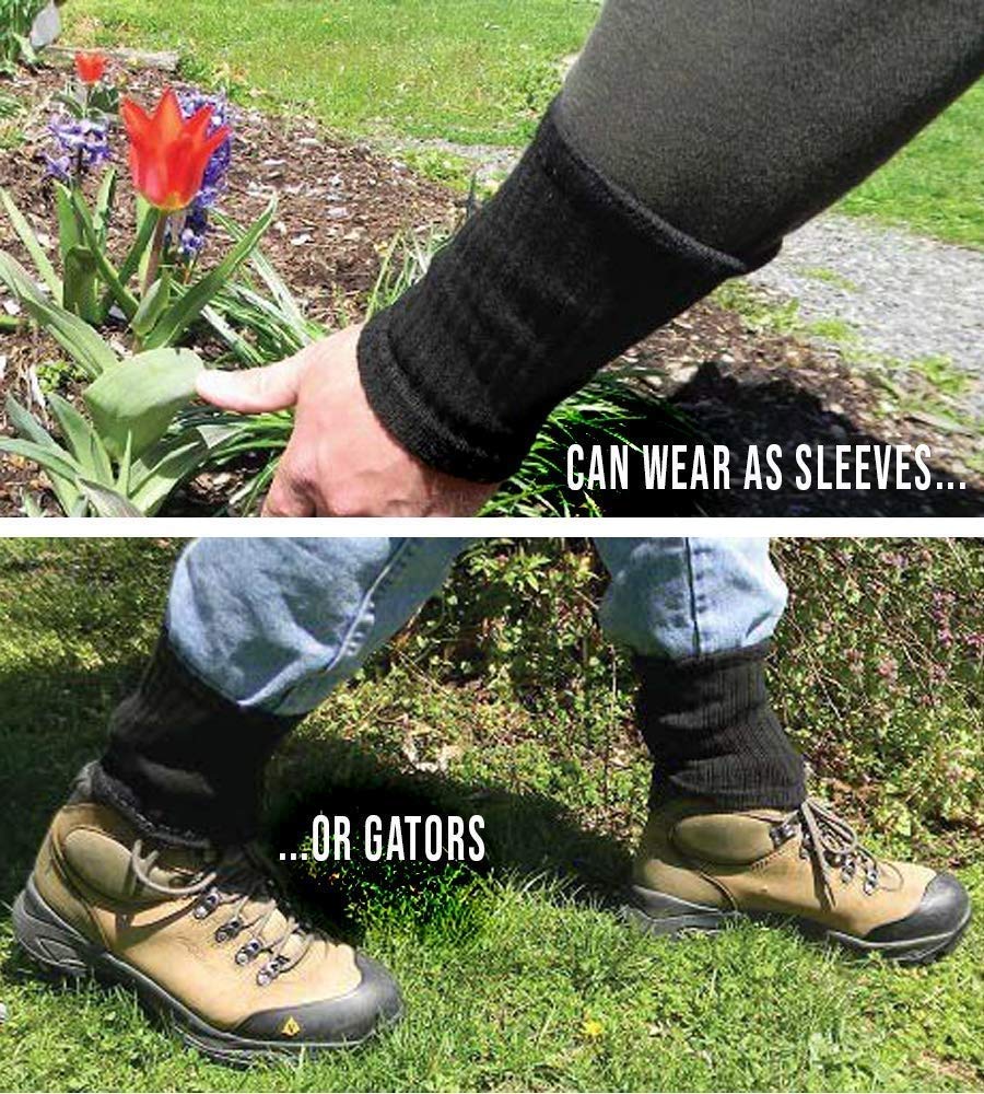 InsectGuard Tick Gaiters fabric closeup highlighting soft, breathable material.