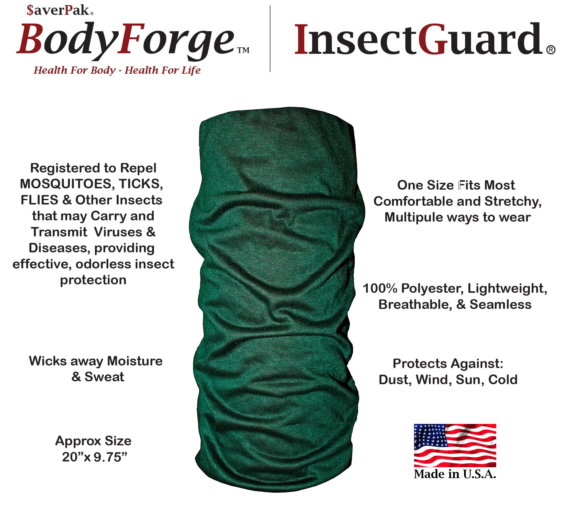 InsectGuard tick gaiters white sleeve cuffs 4 inches secure wear