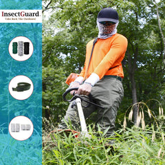 InsectGuard gaiters worn on the trail for protection