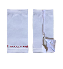 InsectGuard ZipOn tick gaiters worn on leg for lightweight insect protection.