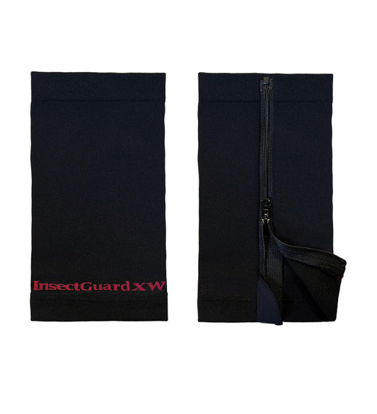 InsectGuard Tick Gaiters zip-on 8-inch pair protects against ticks during outdoor hiking.