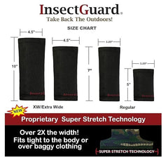 InsectGuard gaiters standing up to rain and wind for reliable coverage.