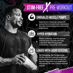 Inspired Nutraceuticals FSU Serum label closeup emphasizing glycerol hydration and electrolyte blend