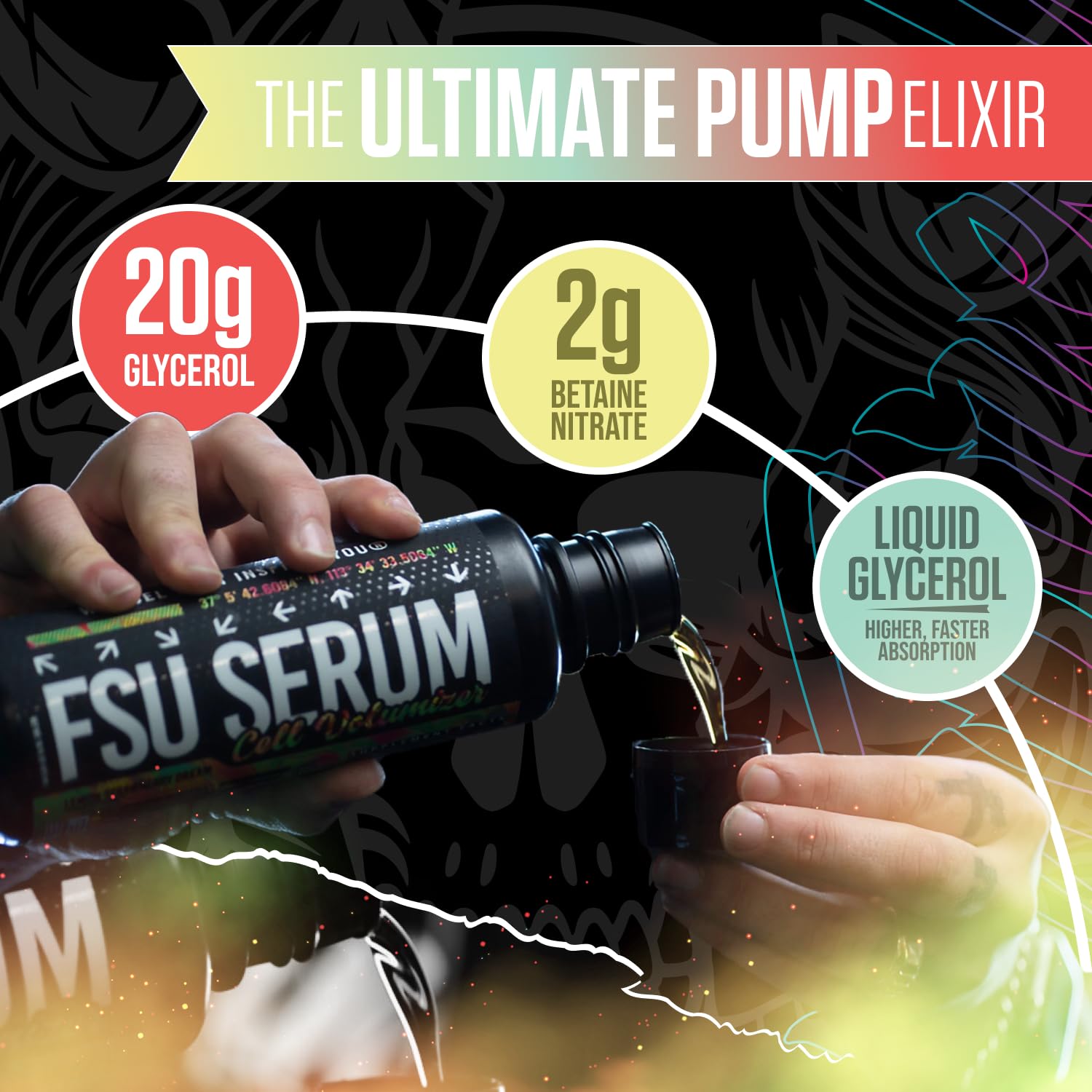 FSU Serum electrolyte closeup shows sodium and potassium support during workouts.