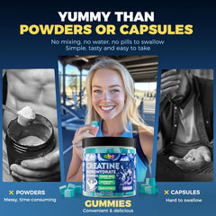 InspireLife ABC creatine gummies athlete in motion representing training performance possibilities