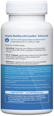 Instaflex Advanced capsules close-up illustrating compact joint support for daily activity.