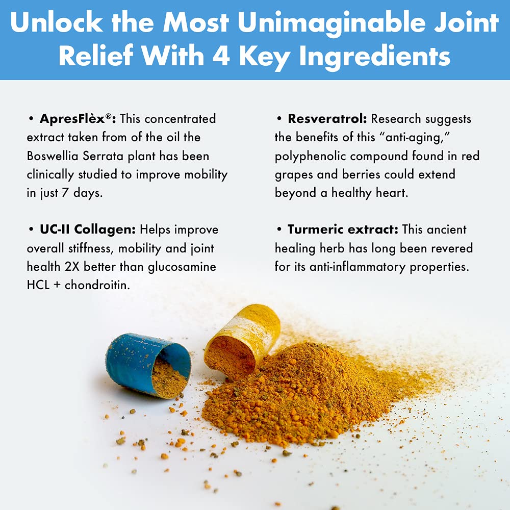 Instaflex Advanced UC-II collagen label close-up highlighting mobility support