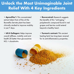 Instaflex Advanced UC-II collagen label close-up highlighting mobility support