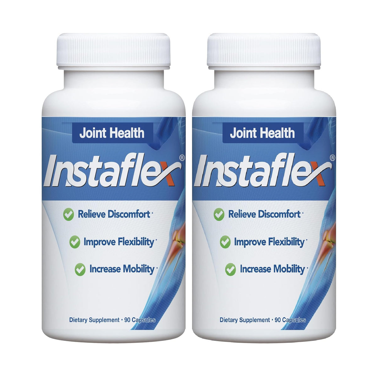 Instaflex bottle pour shows convenient daily use for joint comfort