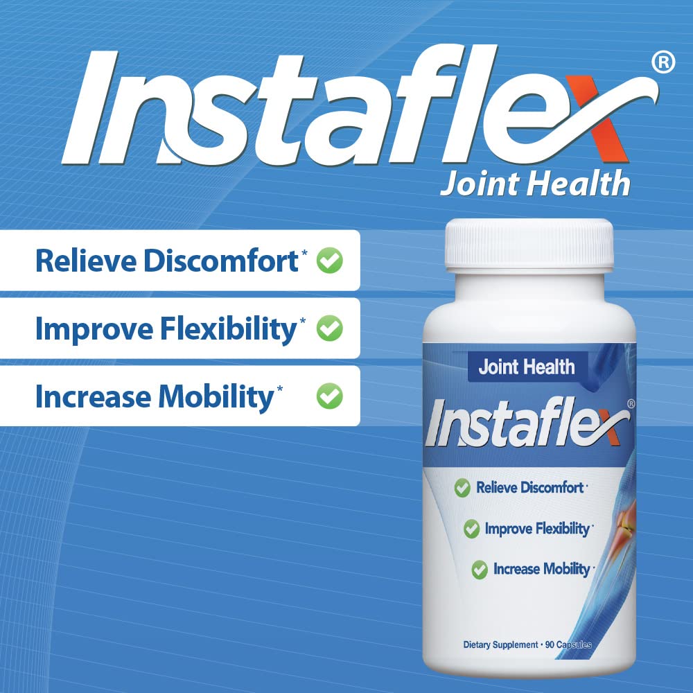 Instaflex hyaluronic acid capsules close-up for joint lubrication potential