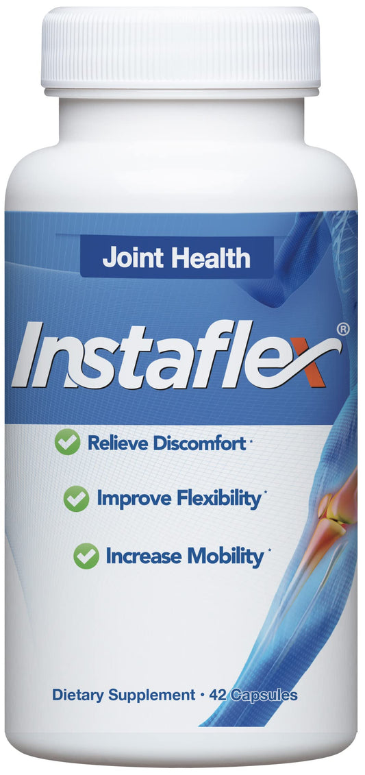 Instaflex label close-up highlighting ingredients for ingredient transparency.