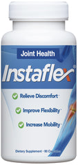 Instaflex label detail highlights the eight-key blend for everyday joint care
