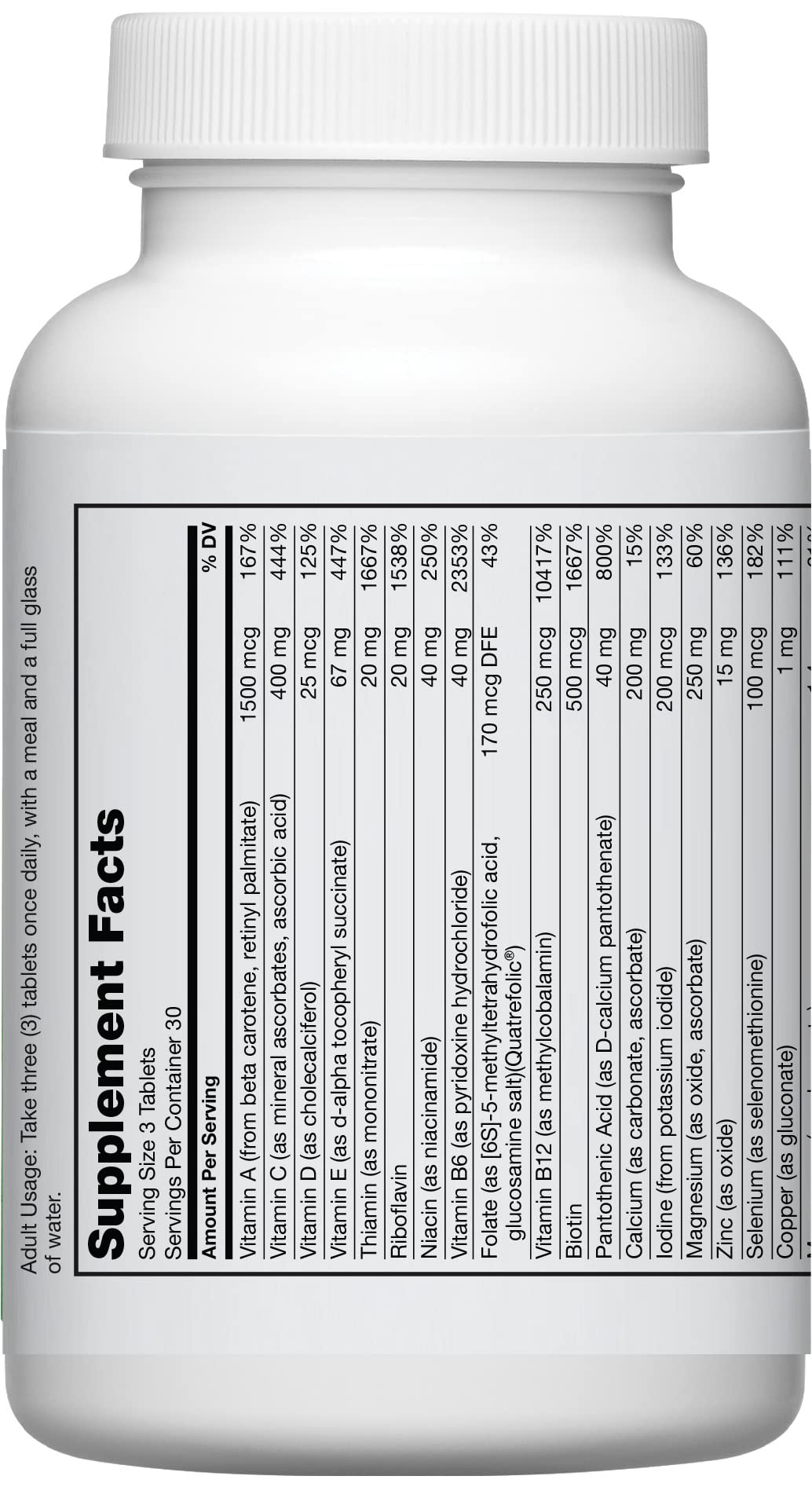 Close-up of Instaflex Multivitamin tablets for daily use and easy dosing.