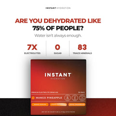 Instant Hydration electrolytes mango pineapple stick—refreshing zero-sugar flavor during training