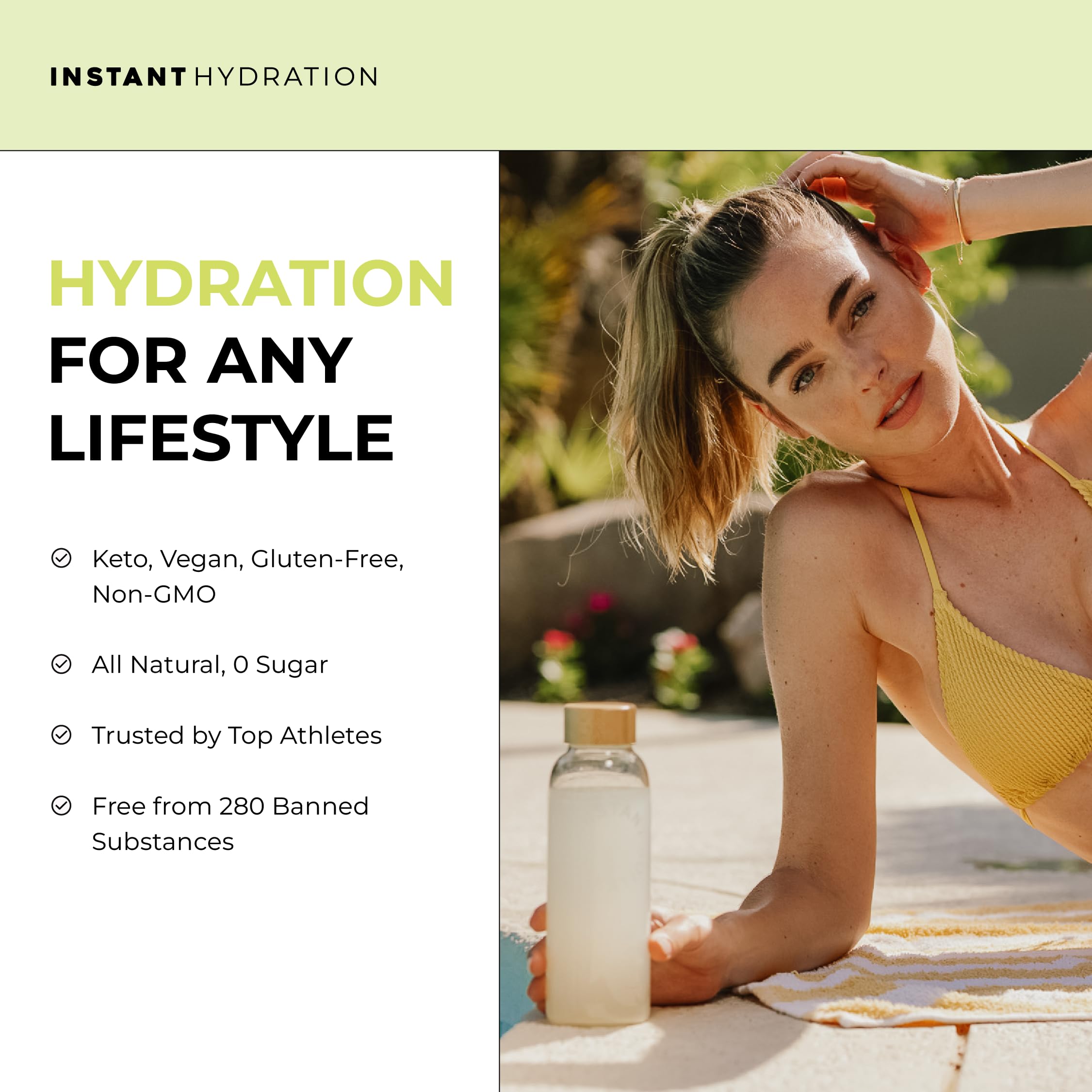 Instant Hydration sea salt crystals close-up emphasizing minerals