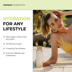 Instant Hydration sea salt crystals close-up emphasizing minerals