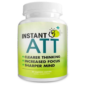 InstantATT bottle front view demonstrates a ready-to-use focus aid.