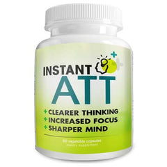 InstantATT bottle front view demonstrates a ready-to-use focus aid.