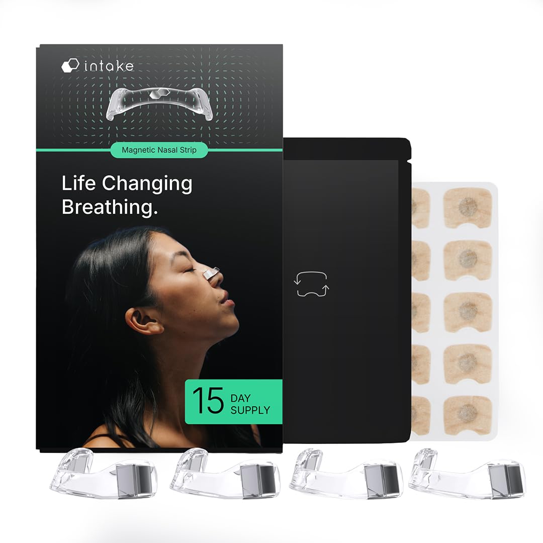Intake Starter Kit overview showing all components for easier nasal breathing during sleep