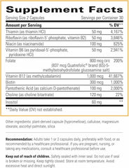 Integrative Therapeutics Active B-Complex capsules close-up shows easy dosing and consistency.